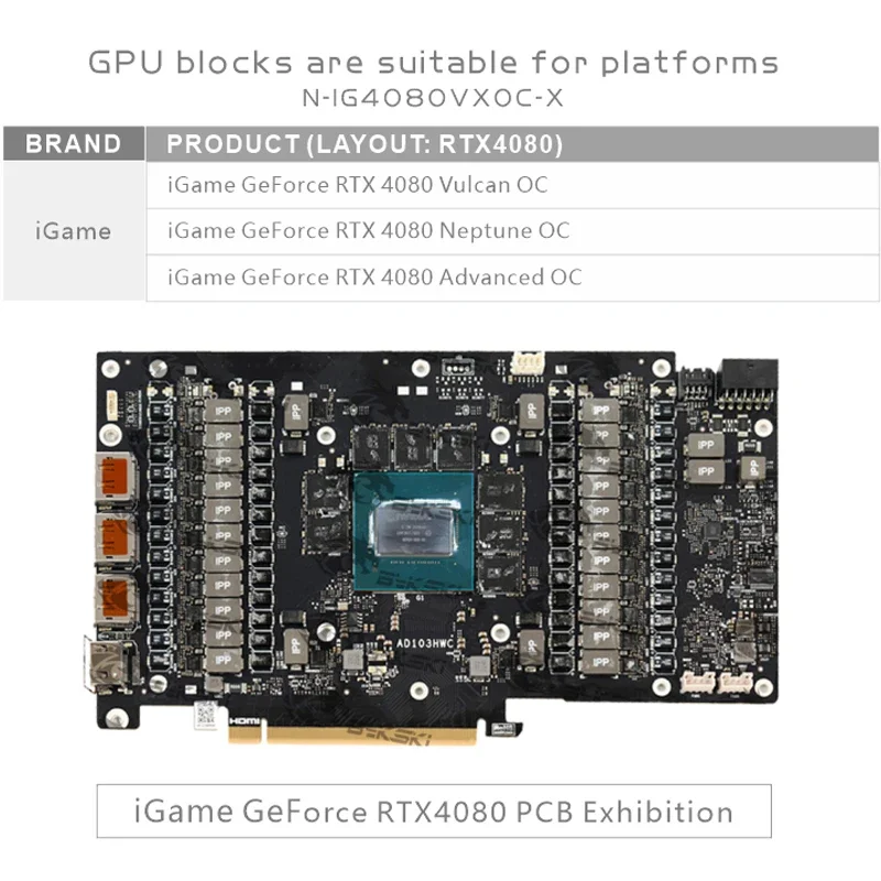 Bykski GPU 블록, Colorful IGame  - Rtx 4080 Water Cooling Block 리뷰 및 가격